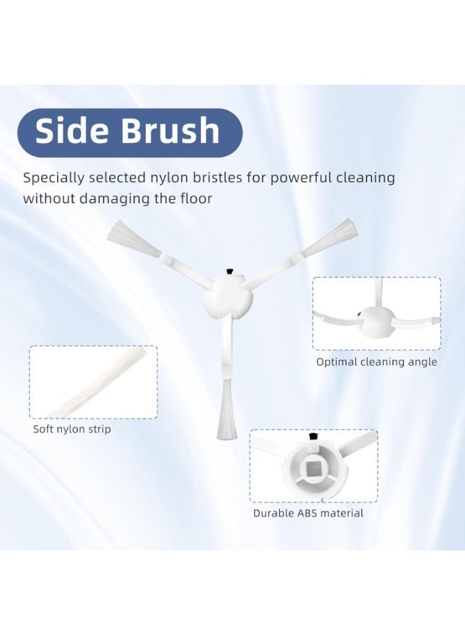Accessories Compatible for Dreame D10 Plus RLS3D Spare Parts, 1 Main Brush 4 Side Brushes 4 HEPA Filters 4 Mop Pads 2 Dust Bags Replacement Parts - Image 2